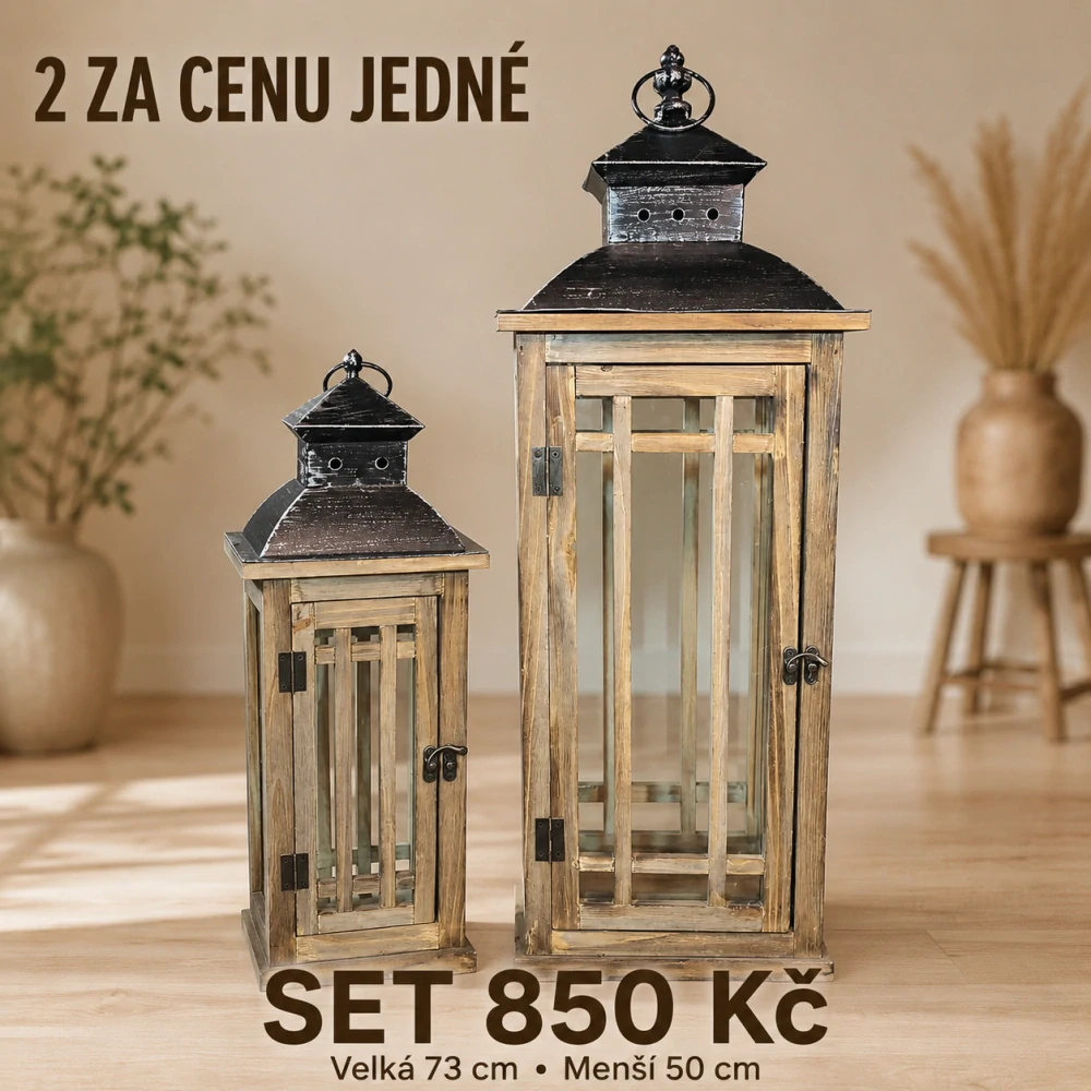 Lucerny set hnědé 