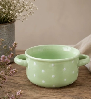 Keramická miska 560ml - světle zelená